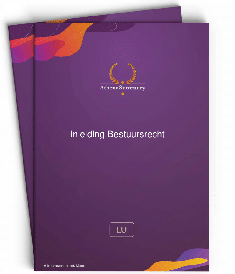 Inleiding Bestuursrecht Exam Guide