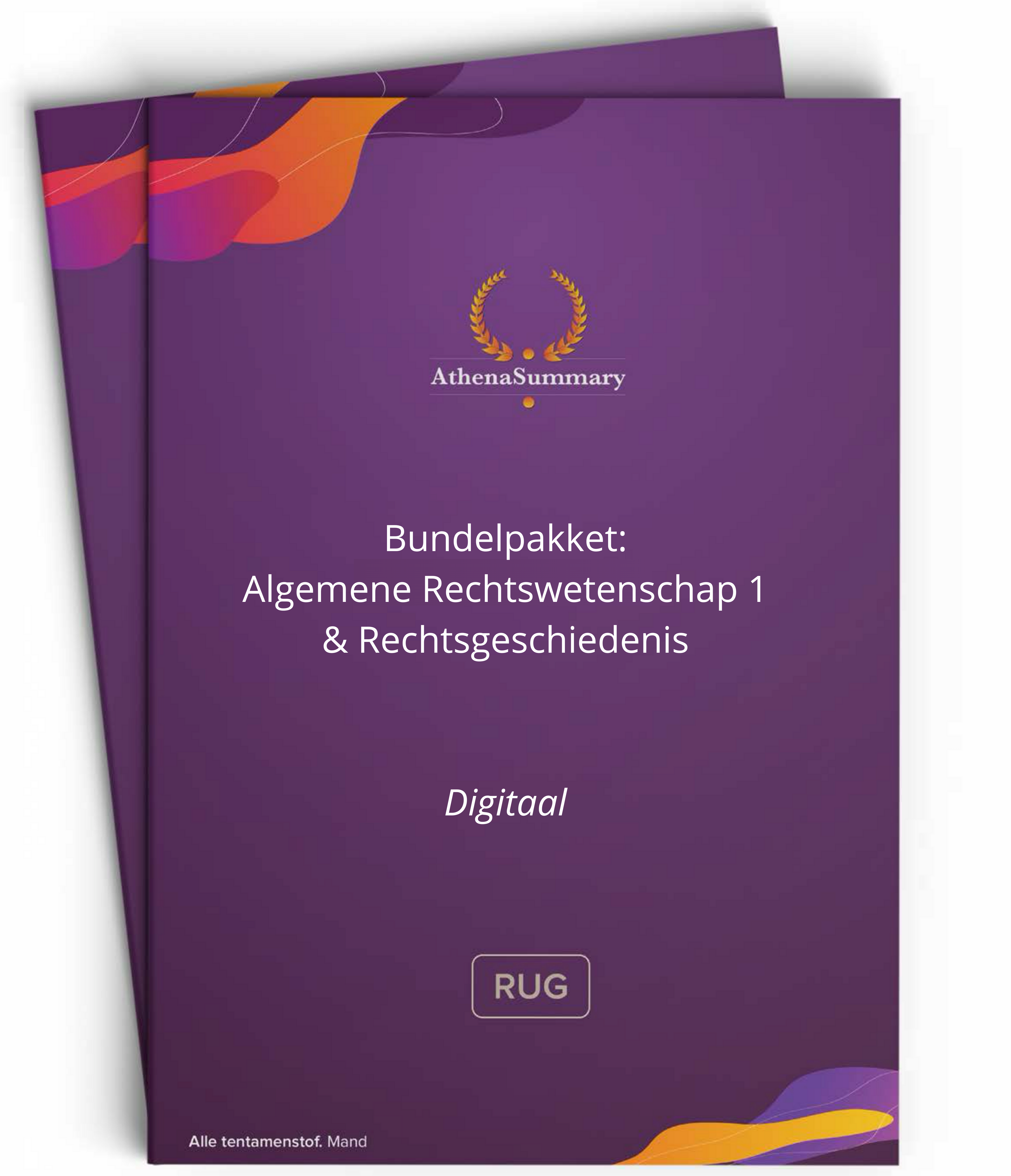 Startpakket | Algemene Rechtswetenschap 1 + Rechtsgeschiedenis