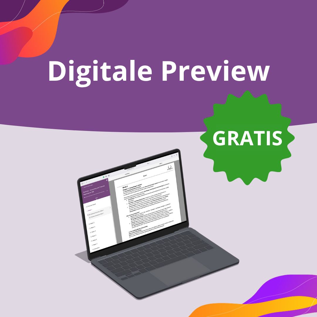 Gratis Samenvatting - Accounting