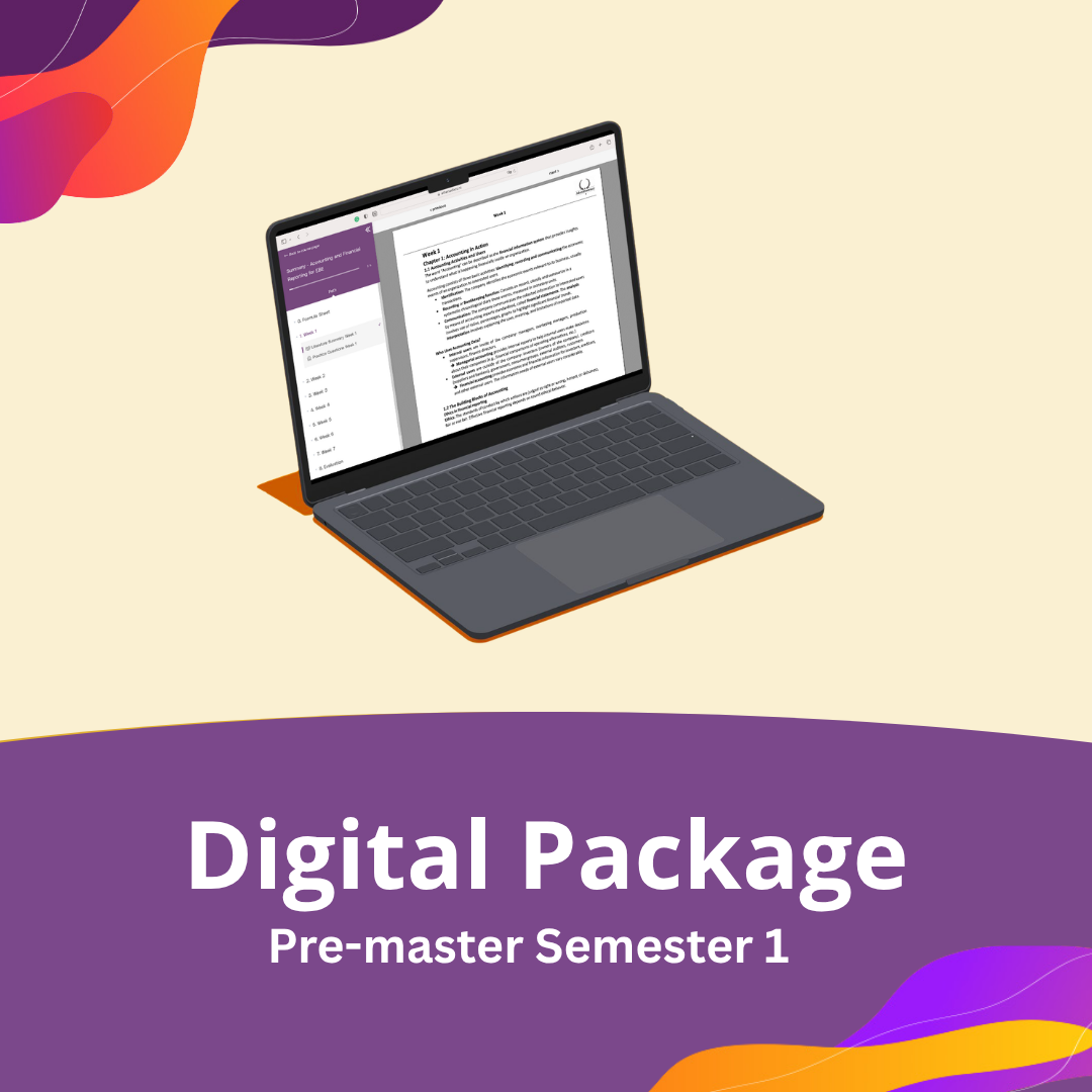 Full Semester Package: Pre-Master's Business Administration