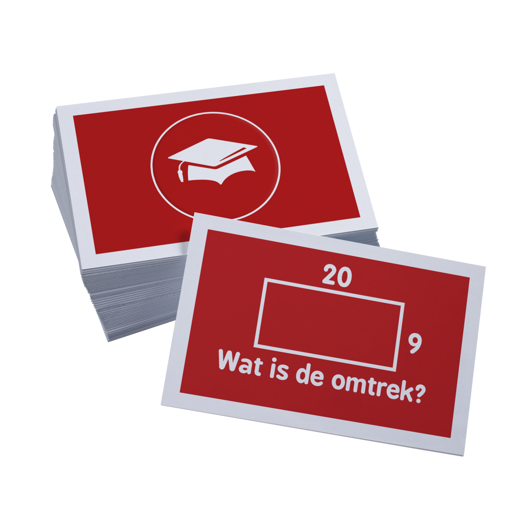 Flitskaartjes - Omtrek en oppervlakte