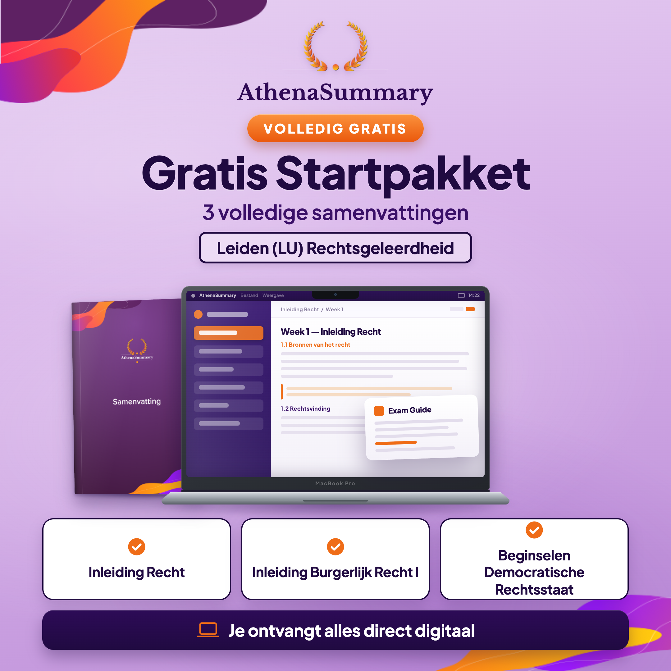 Startpakket leerjaar 1 LU Rechten