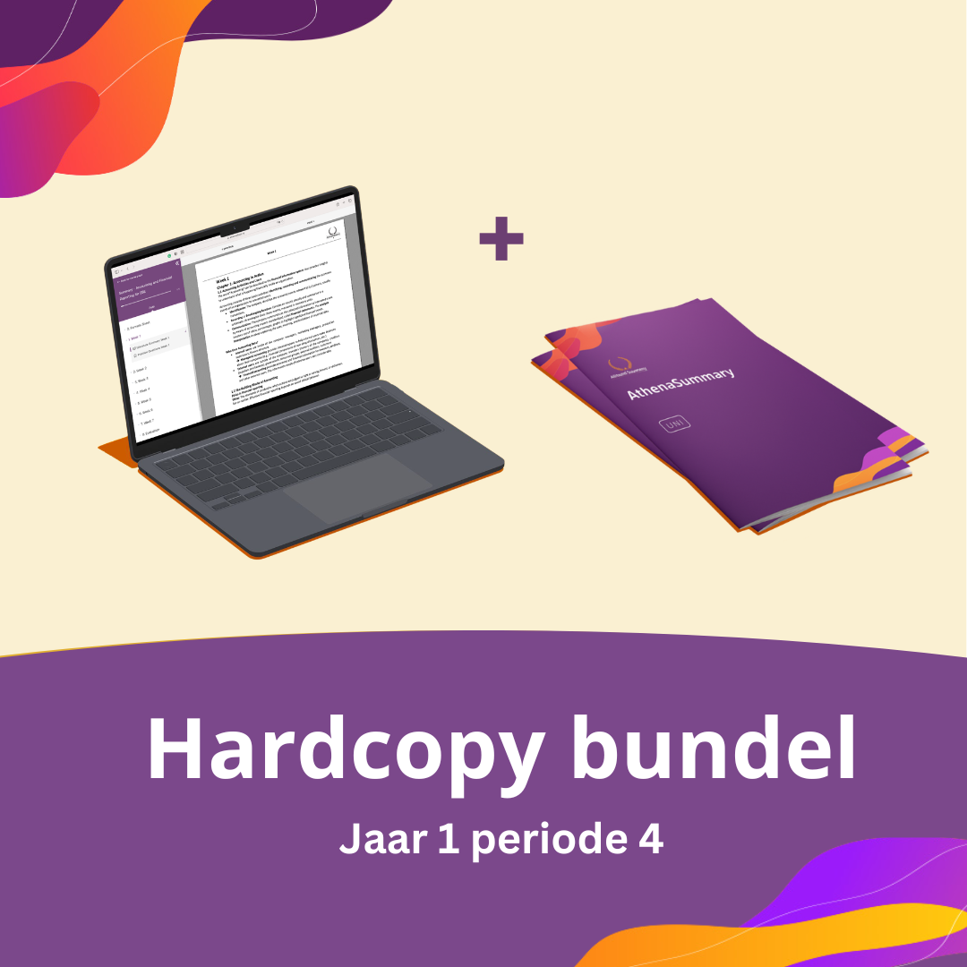Digitale + Hardcopy Bundel: Blok 4 Jaar 1