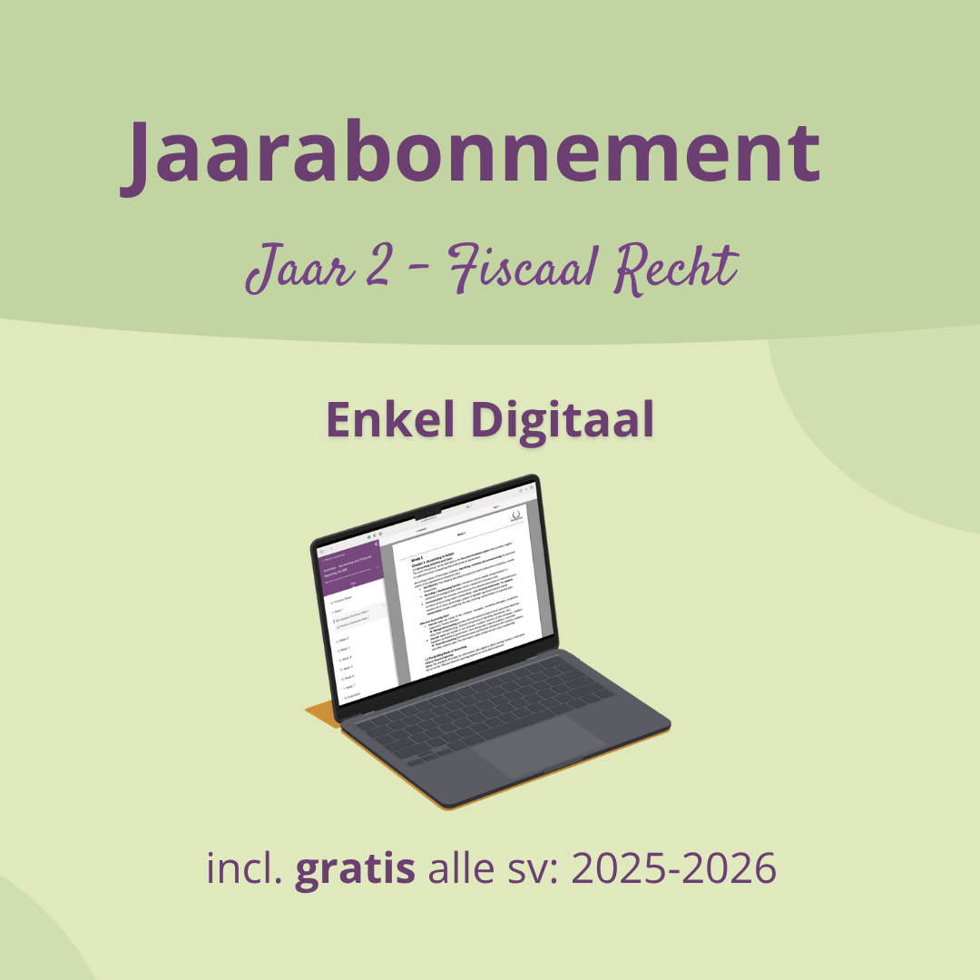 Jaarabonnement Jaar 2