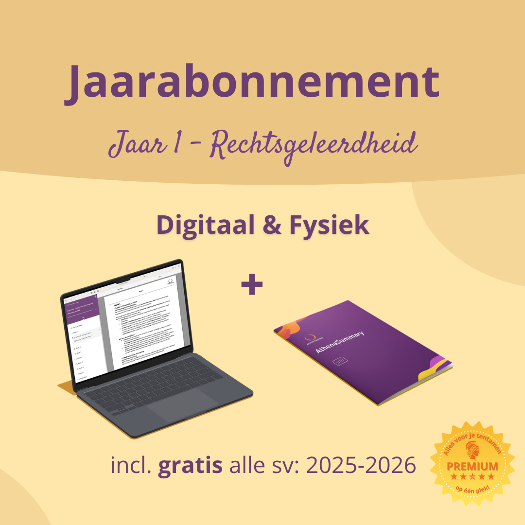 Jaarabonnement Jaar 1