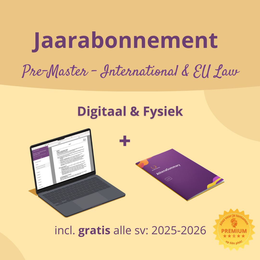 Jaarabonnement Pre-Master
