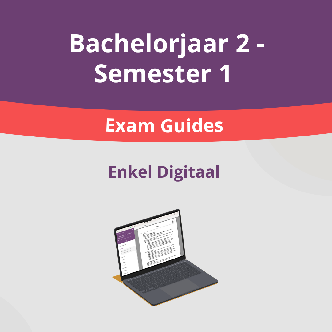 Exam Guides Bundel Semester 1 - Digitaal