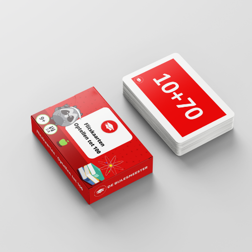 Flitskaartjes - Optellen t/m 100