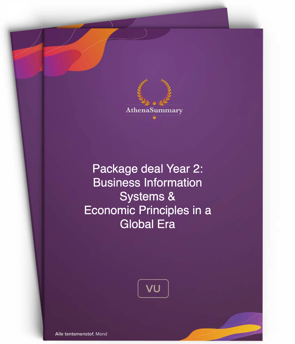 Package deal Year 2 Business Information Systems & Economic Principles