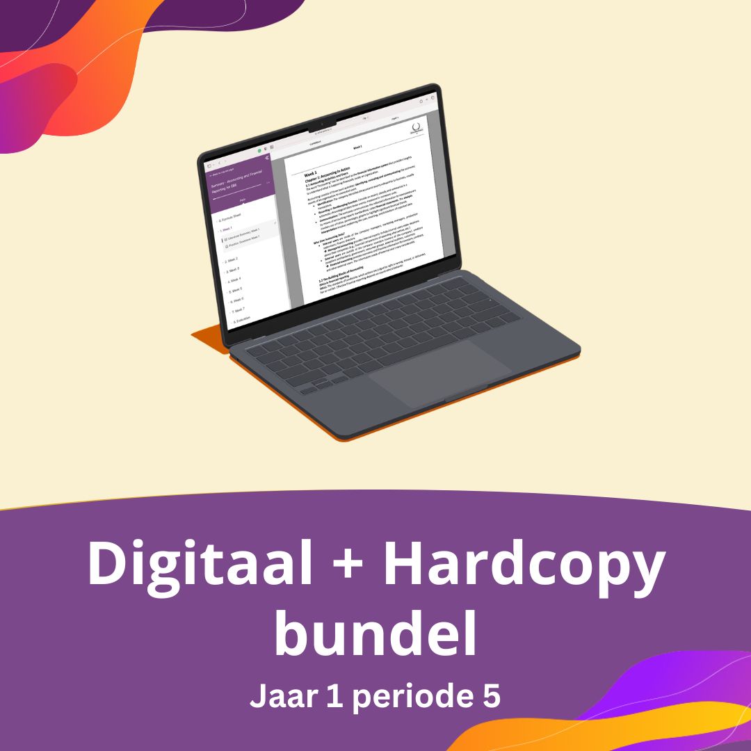 Bundel jaar 1: HRM & SCM (Hardcopy + Digitaal)