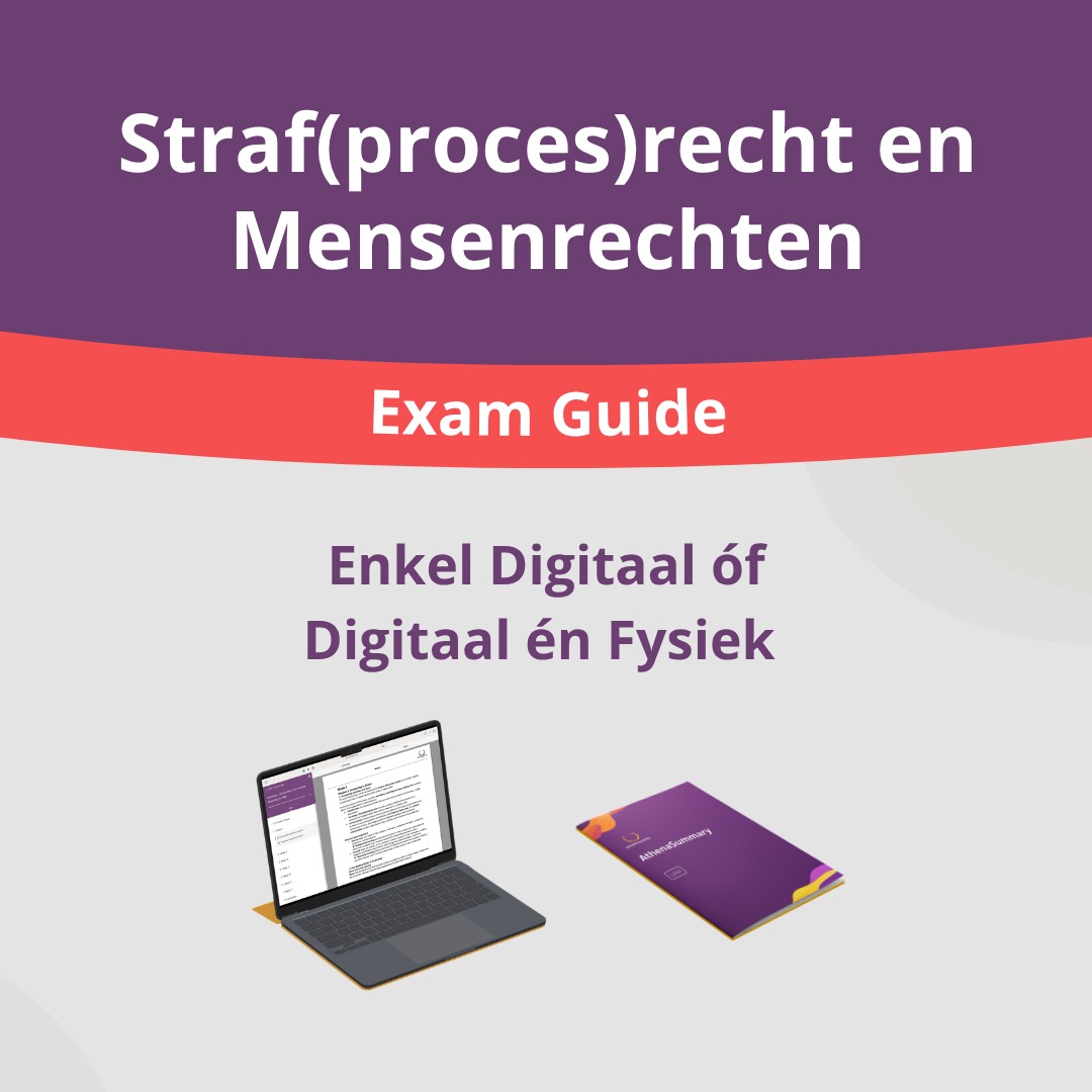 Straf(proces)recht en Mensenrechten - Exam Guide